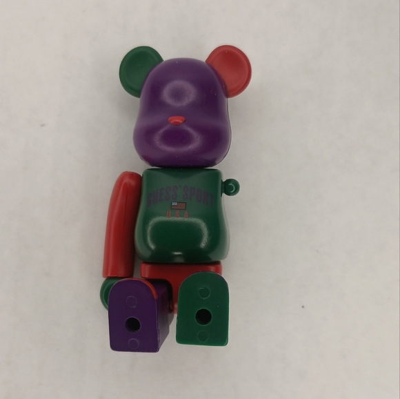 BE@RBRICK 100% & 400%  Guess Sport Logo Medicom toy bearbrick from Japan - Picture 15 of 16